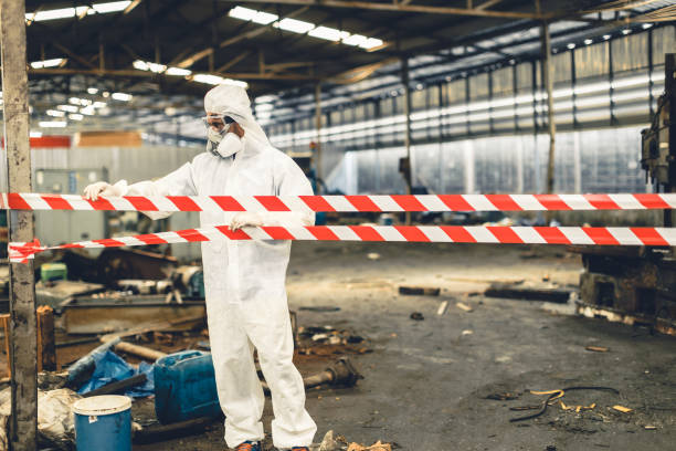Professional Trauma Scene Cleanup technician working in Fairview, CA